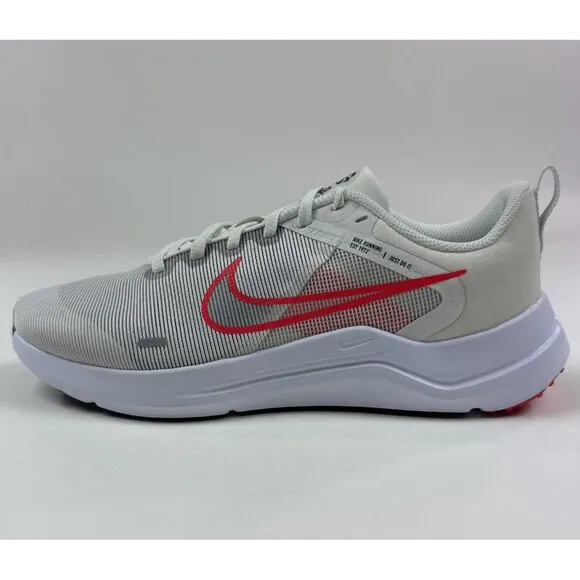 Nike Downshifter 12 Mens 8 / Womens 9.5 White Running Shoes Sneakers DD9294-100