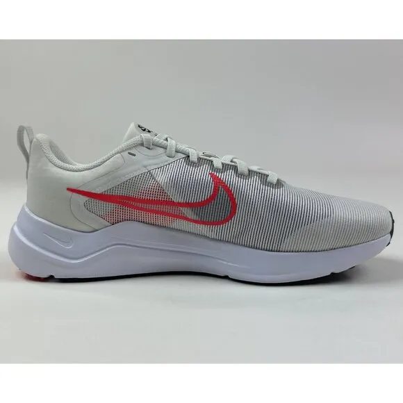 Nike Downshifter 12 Mens 8 / Womens 9.5 White Running Shoes Sneakers DD9294-100