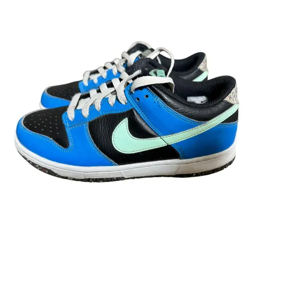 Nike Dunk Low SE GS Crater Blue Black Kids Youth Shoes Sz 6Y (DR0165-001)