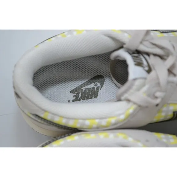 Nike Dunk NG Golf Shoes Women's Size 9.5 Grey Plaid Low Top 483907-005 Sneakers