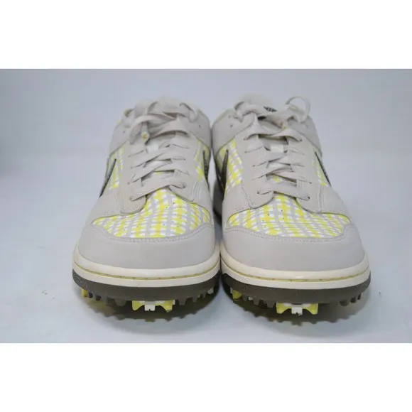 Nike Dunk NG Golf Shoes Women's Size 9.5 Grey Plaid Low Top 483907-005 Sneakers