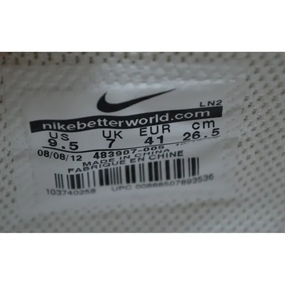 Nike Dunk NG Golf Shoes Women's Size 9.5 Grey Plaid Low Top 483907-005 Sneakers