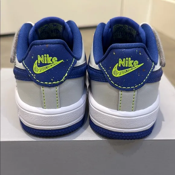 Nike Force 1 Low Easy On PS Photon Dust Blue Cork Blue and Gray, new in box, 10c