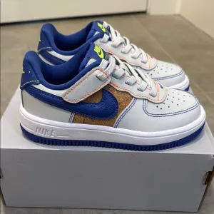 Nike Force 1 Low Easy On PS Photon Dust Blue Cork Blue and Gray, new in box, 10c