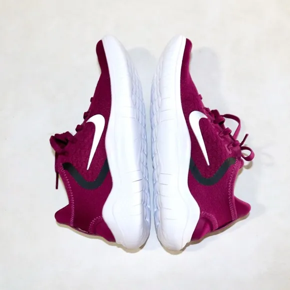 Nike Free RN Running Shoes in True Berry/Metallic Silver
