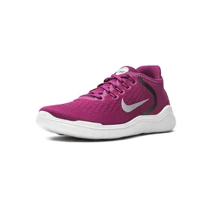 Nike Free RN Running Shoes in True Berry/Metallic Silver