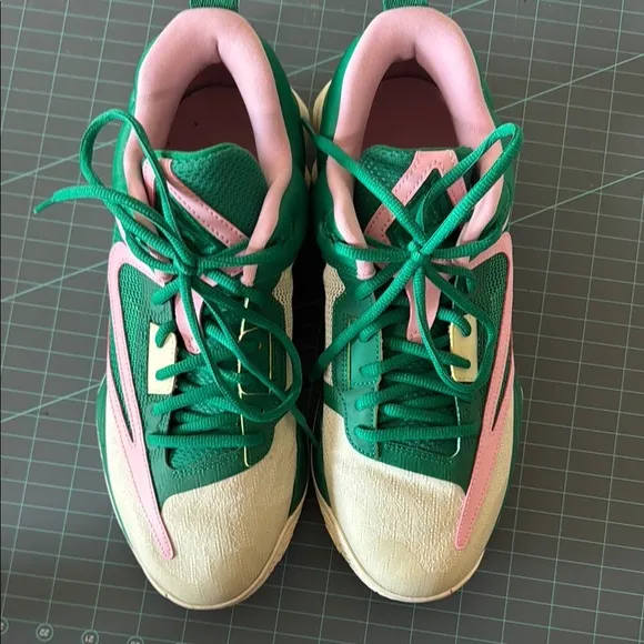 Nike Green and Pink Athletic Shoes