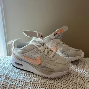 Nike Kids Air Max Shoes - Cream and Orange