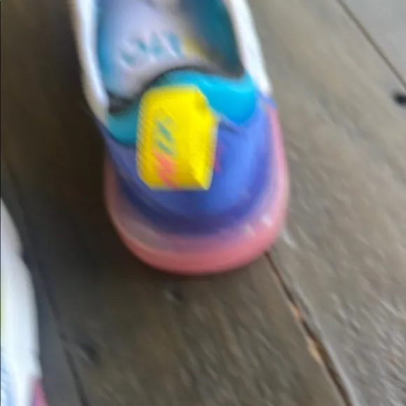 Nike Kids Air Max Shoes - White, Blue, Yellow