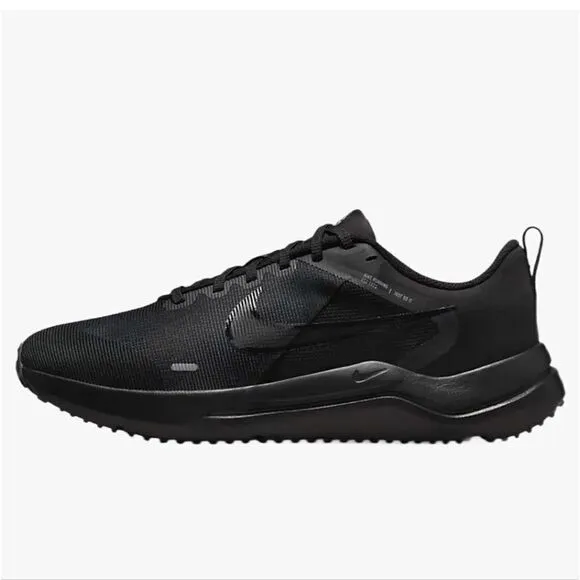 Nike mens Downshifter 12 Shoes, Black/Black,unisex size Men's 8 Women's 9,5.