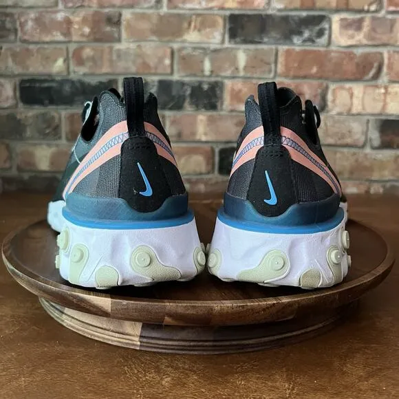 Nike Mens React Element 55 BQ6166-300 Gray Running Shoes Sneakers Size 13 M