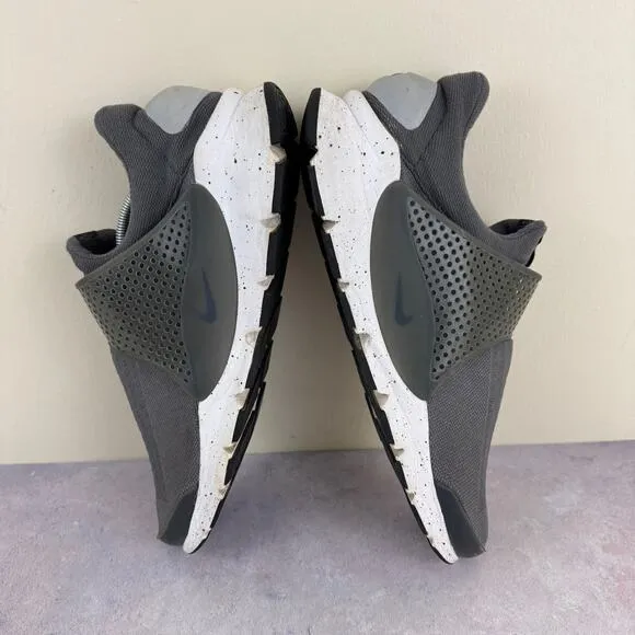 Nike Men's Sock Dart Grey/White Sz 12 819686-003 Sneakers Shoes
