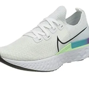 Nike React Infinity Run Flyknit White Vapor Green NWT $255