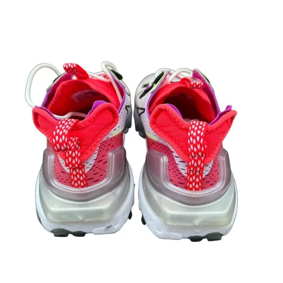 Nike React Vision Barely Volt Laser Crimson‎ Men's Running Shoes Size 10.5