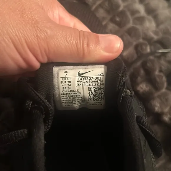 Nike Revolution 5 Running Anthracite Athletic Shoes Black Women’s,Size 7
