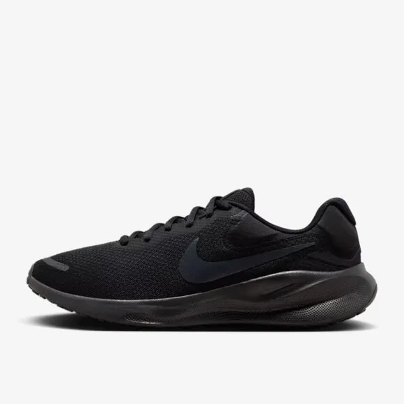 Nike Revolution 7 Men's Road Running Training Workout Shoes Black 11 WIDE