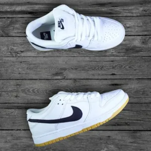 Nike SB Dunk Low Pro Shoes - White/Black-White (BRAND NEW)