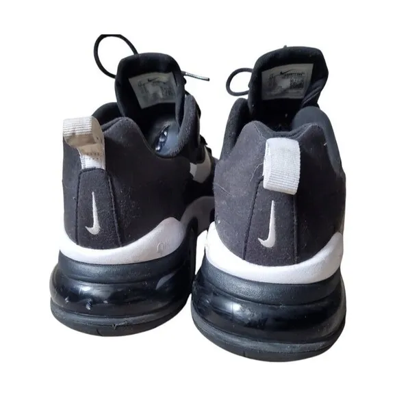 Nike Shoes Air Max 270 React Men 11 Black White Model A0497-004 Sneakers 2019