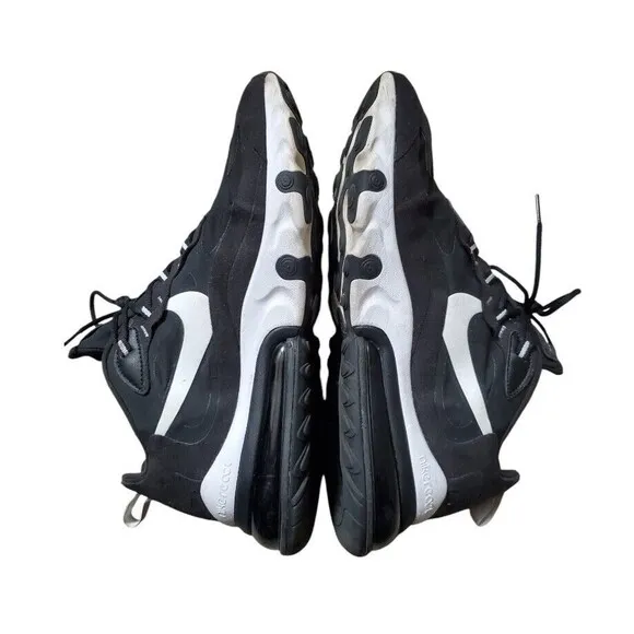 Nike Shoes Air Max 270 React Men 11 Black White Model A0497-004 Sneakers 2019
