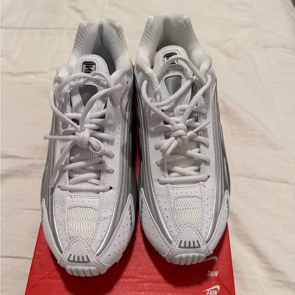 Nike Silver and Yellow Athletic Shoes