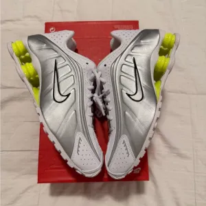 Nike Silver and Yellow Athletic Shoes