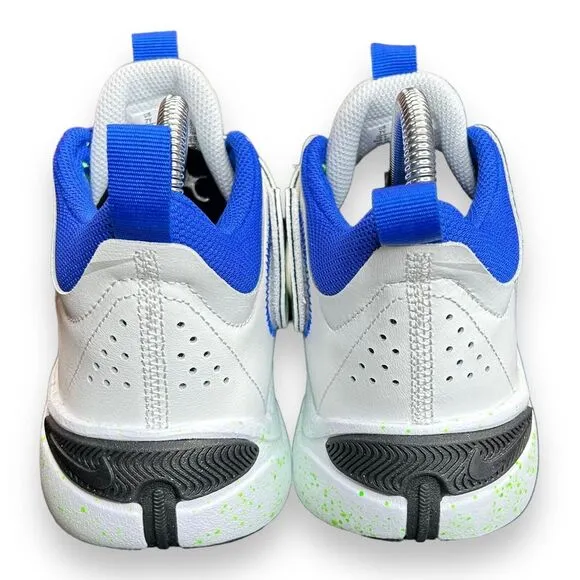 Nike Team Hustle D11‎ GS 'Green Strike Racer Blue' Size 7Y DV8996-101