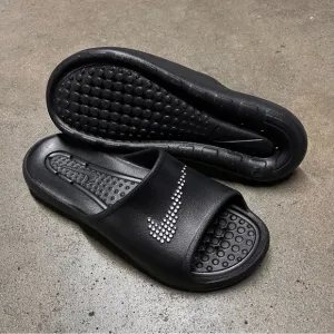 NIKE VICTORI ONE SHOWER SLIDE WHITE BLACK WATER PROOF WATERPROOF