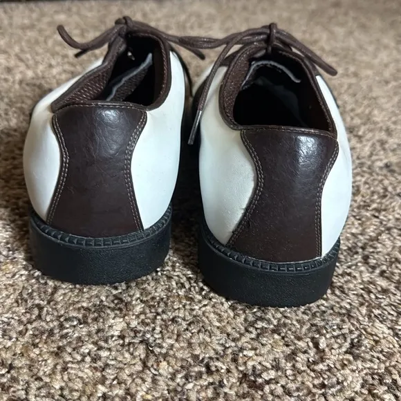 Nike Waverly Last Gore-Tex golf shoes Brown and white Size 8