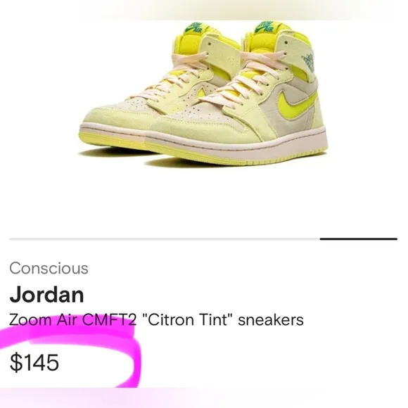 Nike Women’s Jordan Zoom Air CMFT2 &quot;Citron Tint&quot; Sneakers/Shoes | NEW/NIB!!💛👟