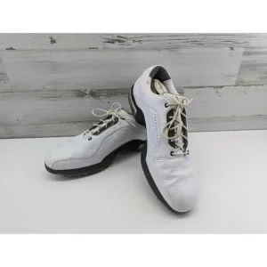 Nike Zoom Carbon Fiber Soft Spike Golf Shoes White Brown Men 13 US 418468 191