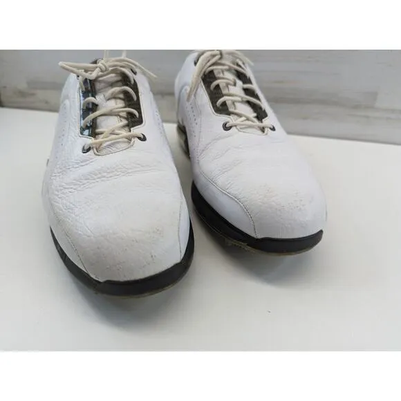 Nike Zoom Carbon Fiber Soft Spike Golf Shoes White Brown Men 13 US 418468 191