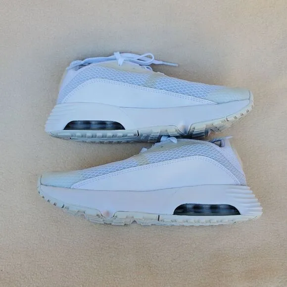 Nike Air Max 2090 White/Wolf Grey/Pure Platinum Casual Sneakers Size 3Y