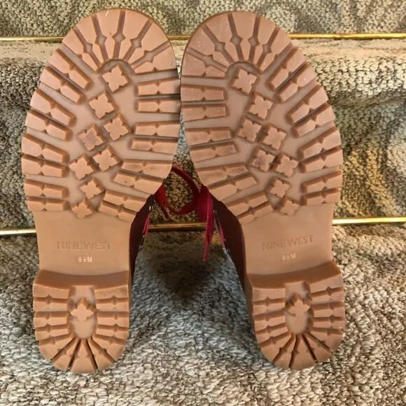 Nine West Hiking Boots Size 6.5 Brown Orynne