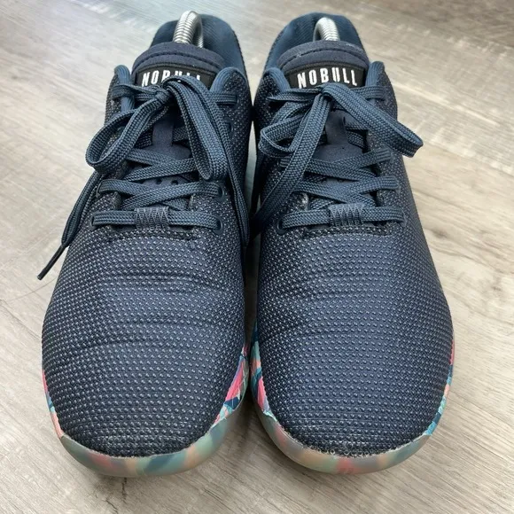 NoBull Navy Prism Trainer SuperFabric Shoes Sneakers Mens 8.5 Women's 10 Lace Up
