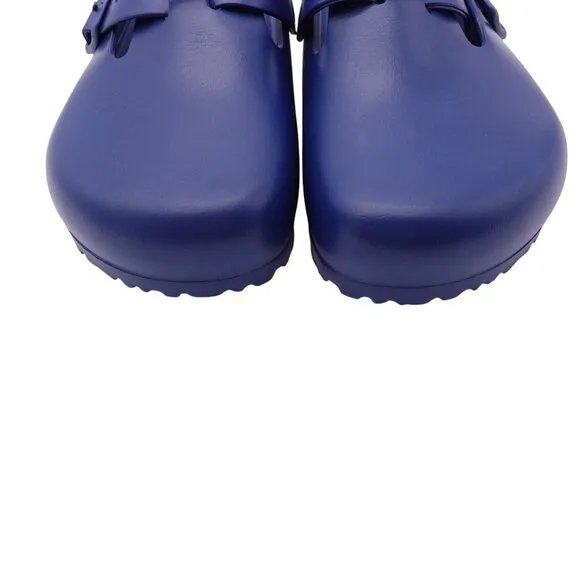 NWOT Birkenstock Boston Eva Clogs Sandals Sz 10 Navy Blue Lightweight Slip On