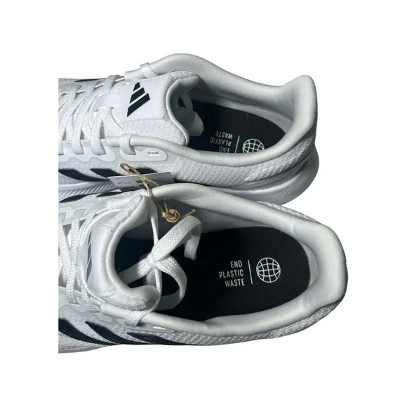NWT Adidas Women's Run Falcon 3.0 Sneaker, White/Black Size 10