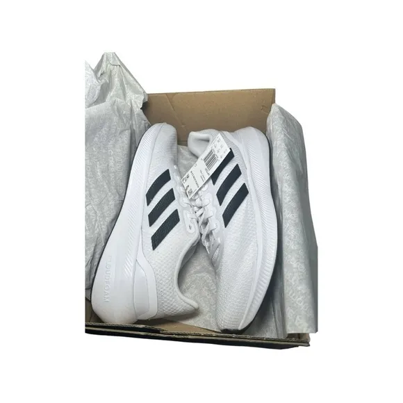 NWT Adidas Women's Run Falcon 3.0 Sneaker, White/Black Size 10
