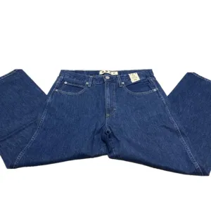 NWT Amo Womens Jeans Stunner Blue Size 29 Billie Loose Fit Straight Leg Ankle