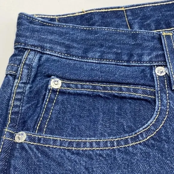 NWT Amo Womens Jeans Stunner Blue Size 29 Billie Loose Fit Straight Leg Ankle
