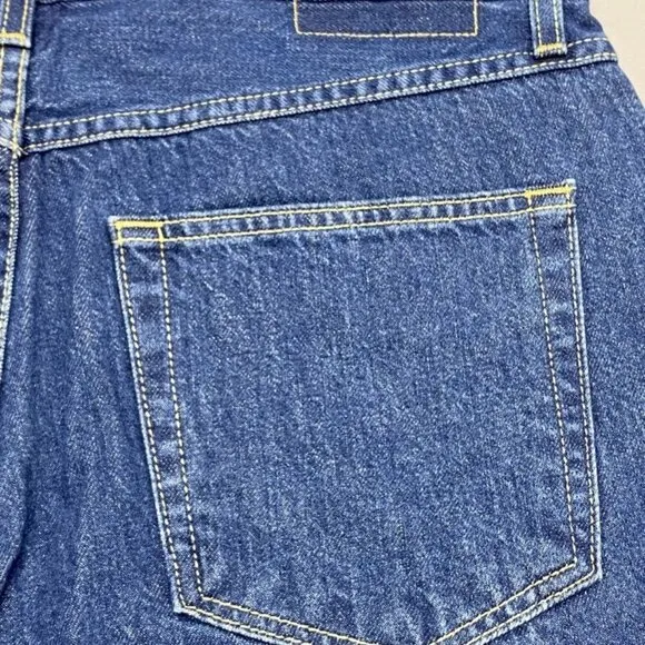 NWT Amo Womens Jeans Stunner Blue Size 29 Billie Loose Fit Straight Leg Ankle