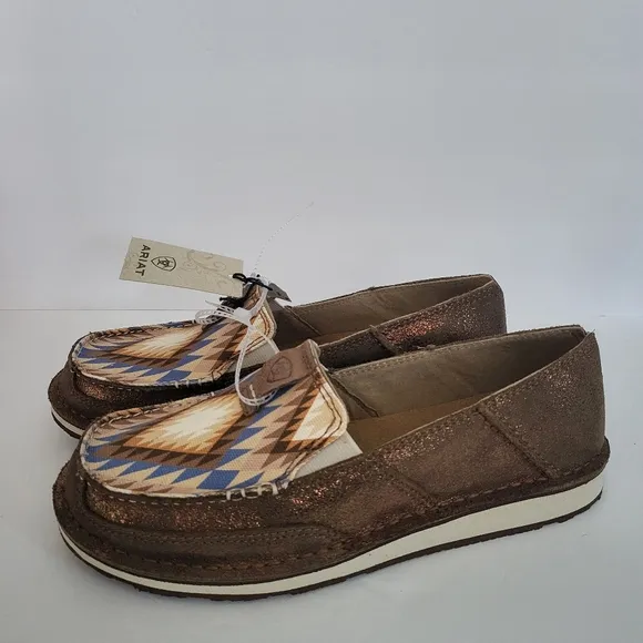 NWT ARIAT WOMEN'S CRUISER BRONZE AZTEC