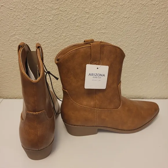 NWT Arizona Jean Co Meyer Cognac Boots Size 9M