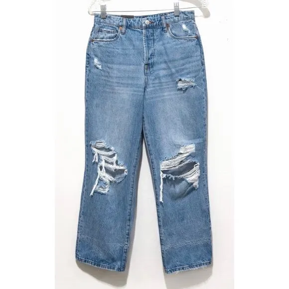 NWT: BlankNYC - Baxter Rib Cage Straight Leg Ankle Jeans in Personal Best (26&quot;)