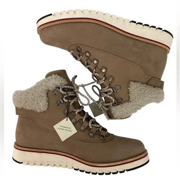 NWT Cole Haan Women's ZERØGRAND WATERPROOF Winter Snow Hiking Boots