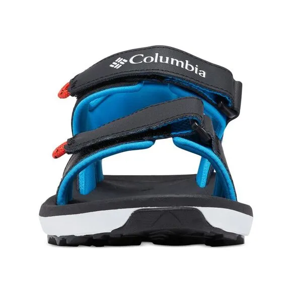 NWT COLUMBIA Mens Black Traction Trailstorm Round Toe Leather Sandals Shoes 12
