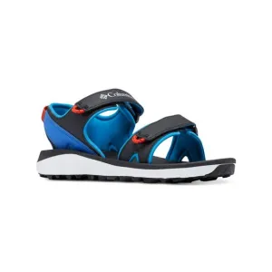 NWT COLUMBIA Mens Black Traction Trailstorm Round Toe Leather Sandals Shoes 12