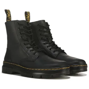 NWT Dr. Martens Combs Casual Combat Boots Black Wyoming Unisex W 6 M 5