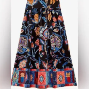 NWT Farm Rio Sunset Tapestry Skirt, Size XS - 4/6