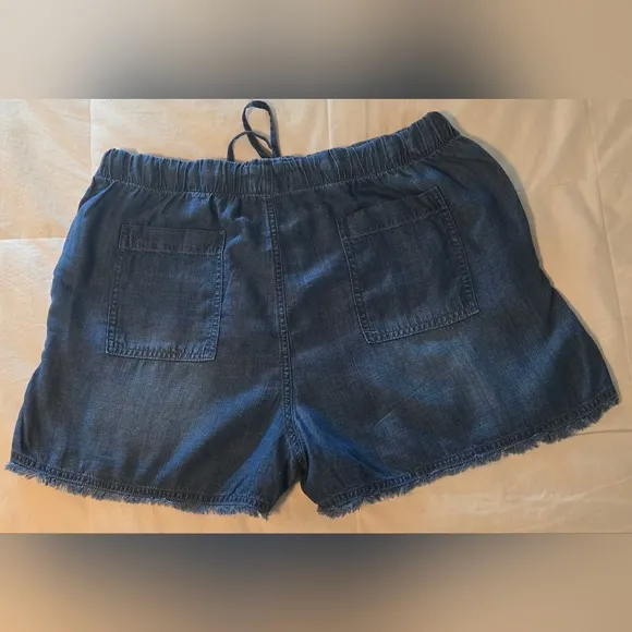 NWT | FOR THE REPUBLIC | Women's Pull On Tie Waist Denim Shorts | Size: XL