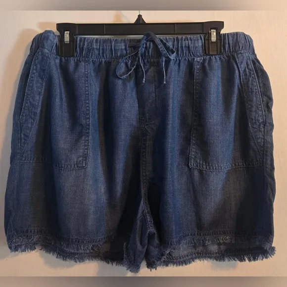 NWT | FOR THE REPUBLIC | Women's Pull On Tie Waist Denim Shorts | Size: XL